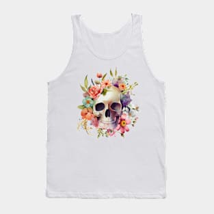 skeleton Bones and Botany - Classic Vintage Summer Tank Top